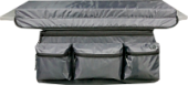 Накладка-сумка на лодочную лавку (банку) серая 85 см